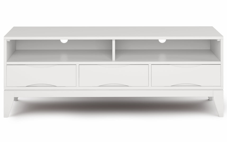 White | Harper 60 inch TV Media Stand