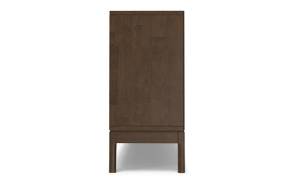 Walnut Brown | Harper 4-Shelf Low Bookcase