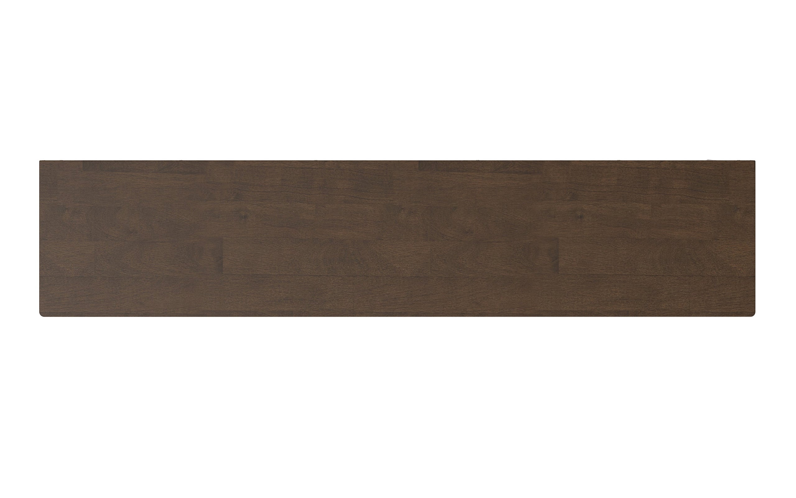 Walnut Brown | Harper 4-Shelf Low Bookcase