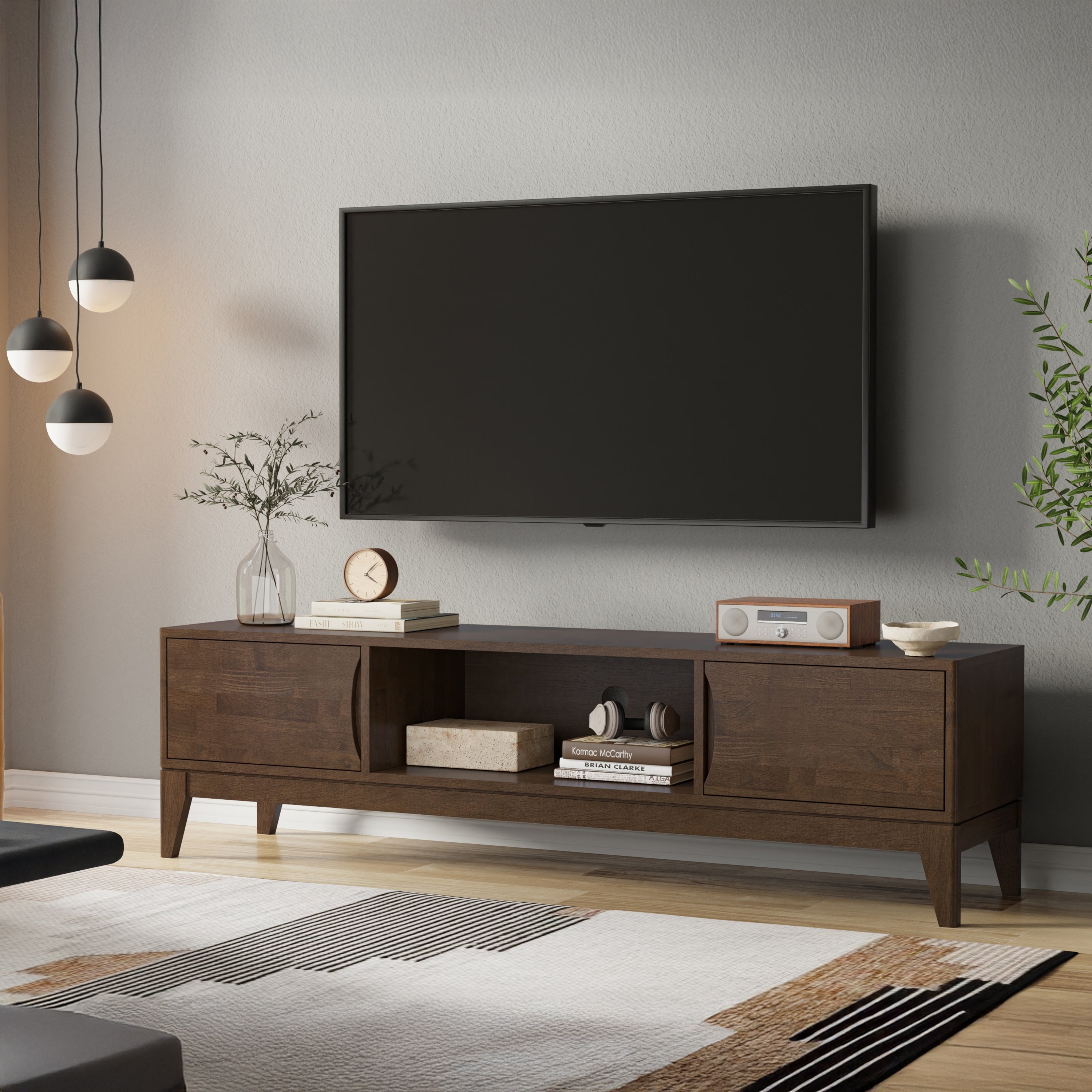 72 Inch TV Stand | Harper Low Profile Media Console – Simpli Home