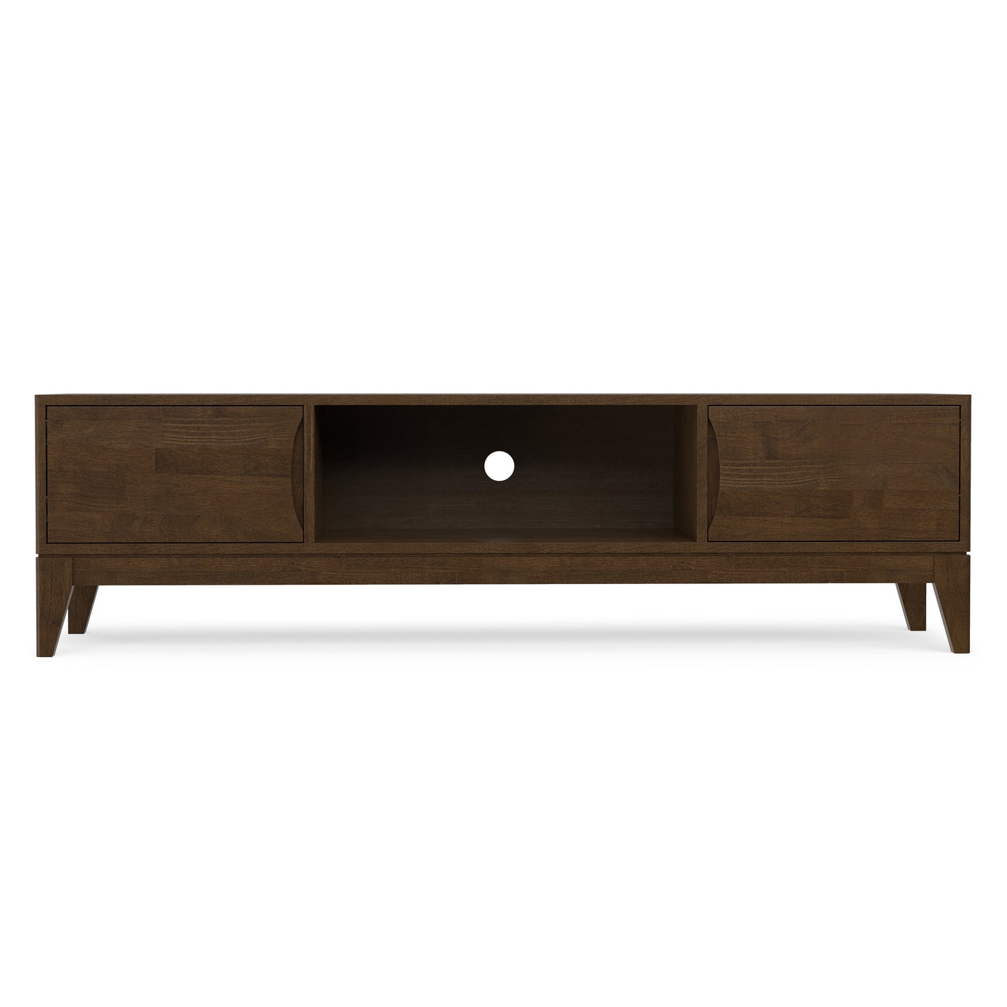 Walnut Brown | Harper 72 inch Low TV Media Stand