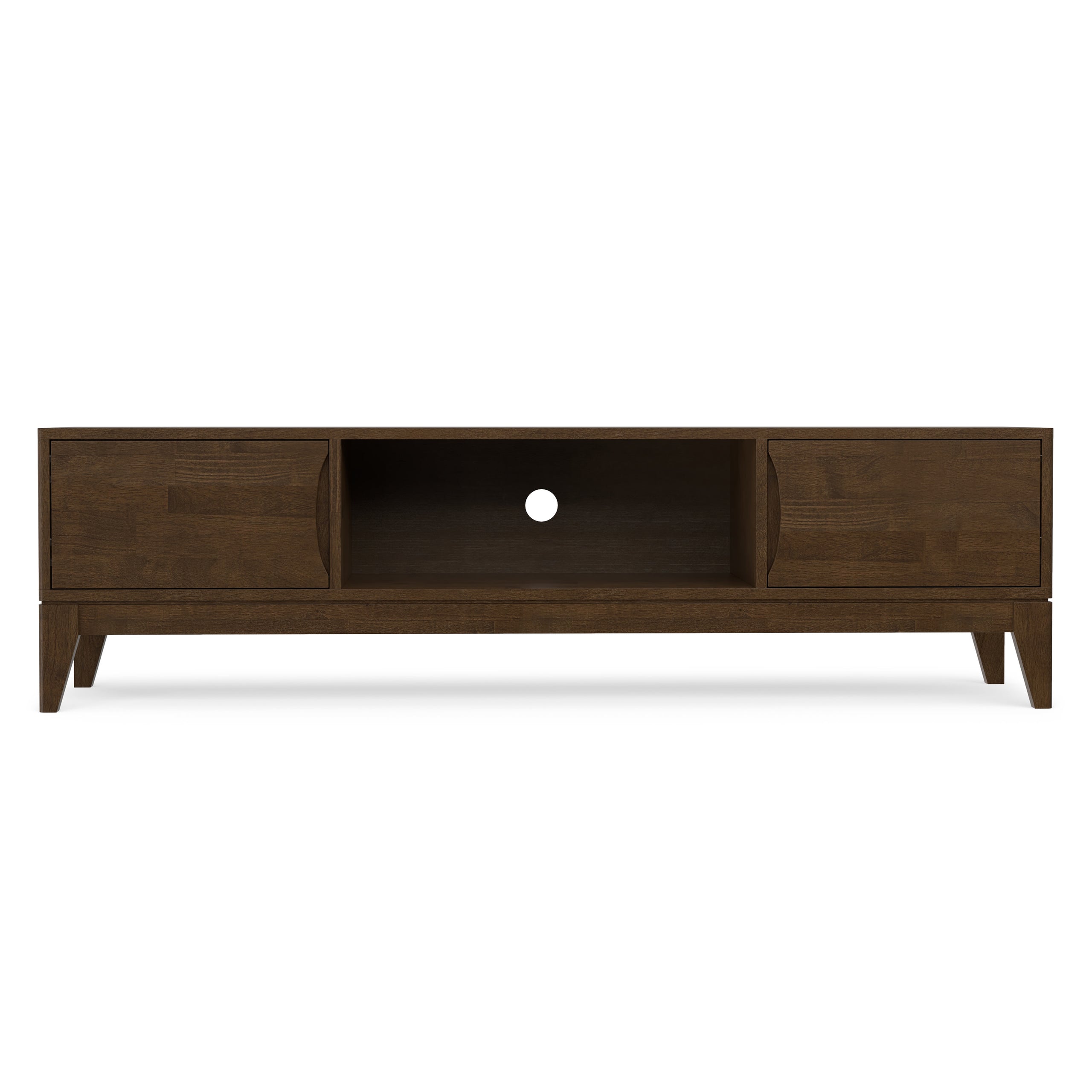 Walnut Brown | Harper 72 inch Low TV Media Stand