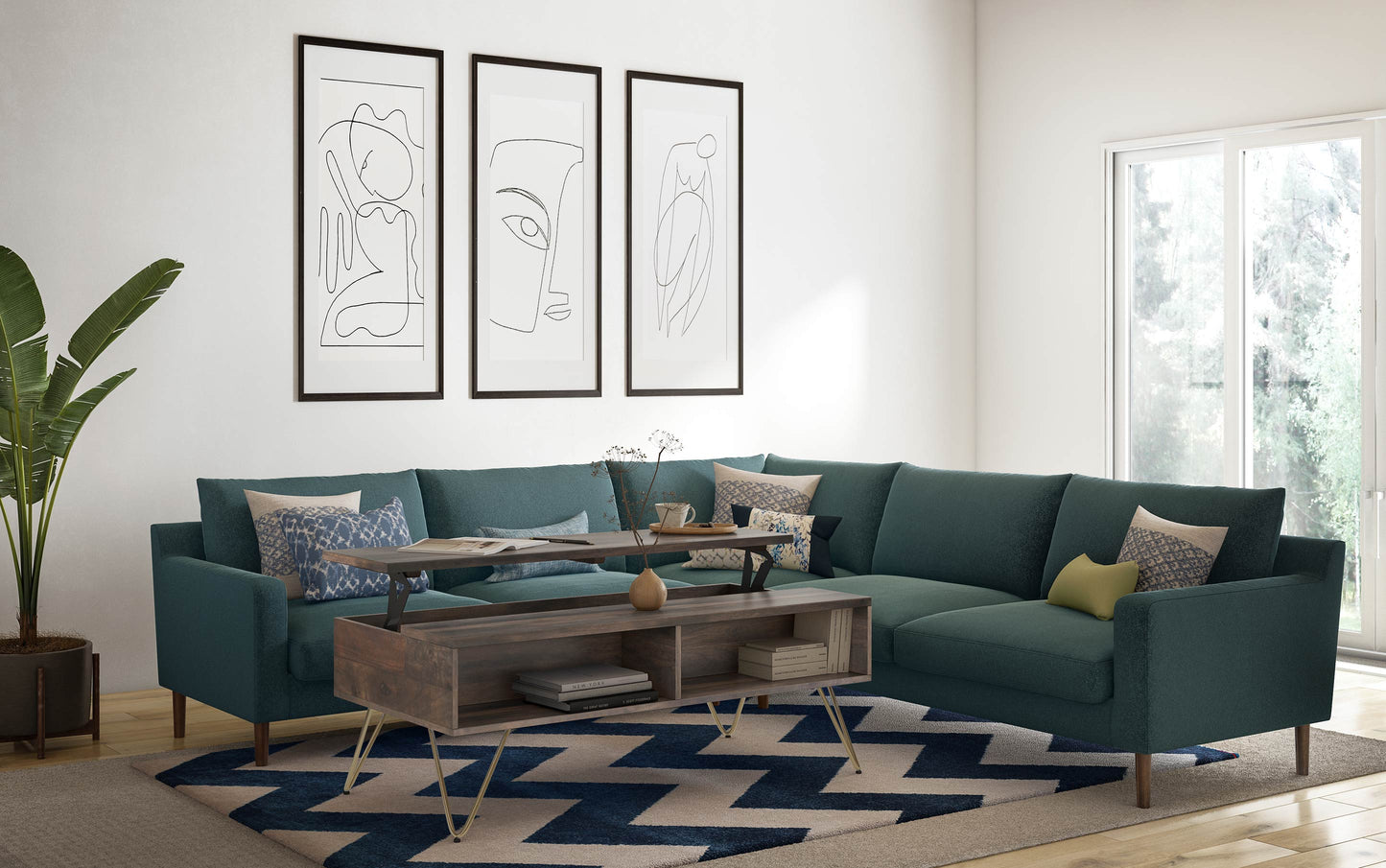 Ebony Gold Mango | Hunter Coffee Table