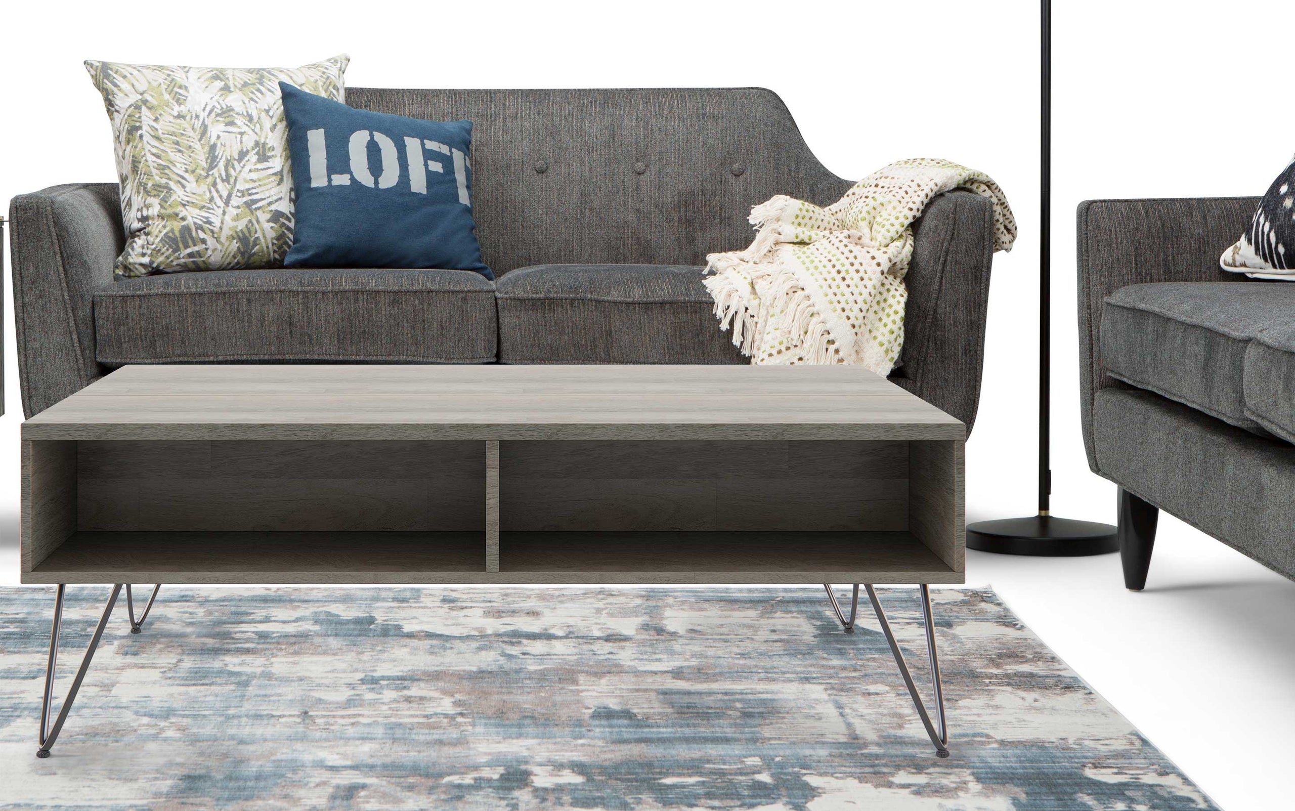 Grey Graphite Grey Mango | Hunter Coffee Table
