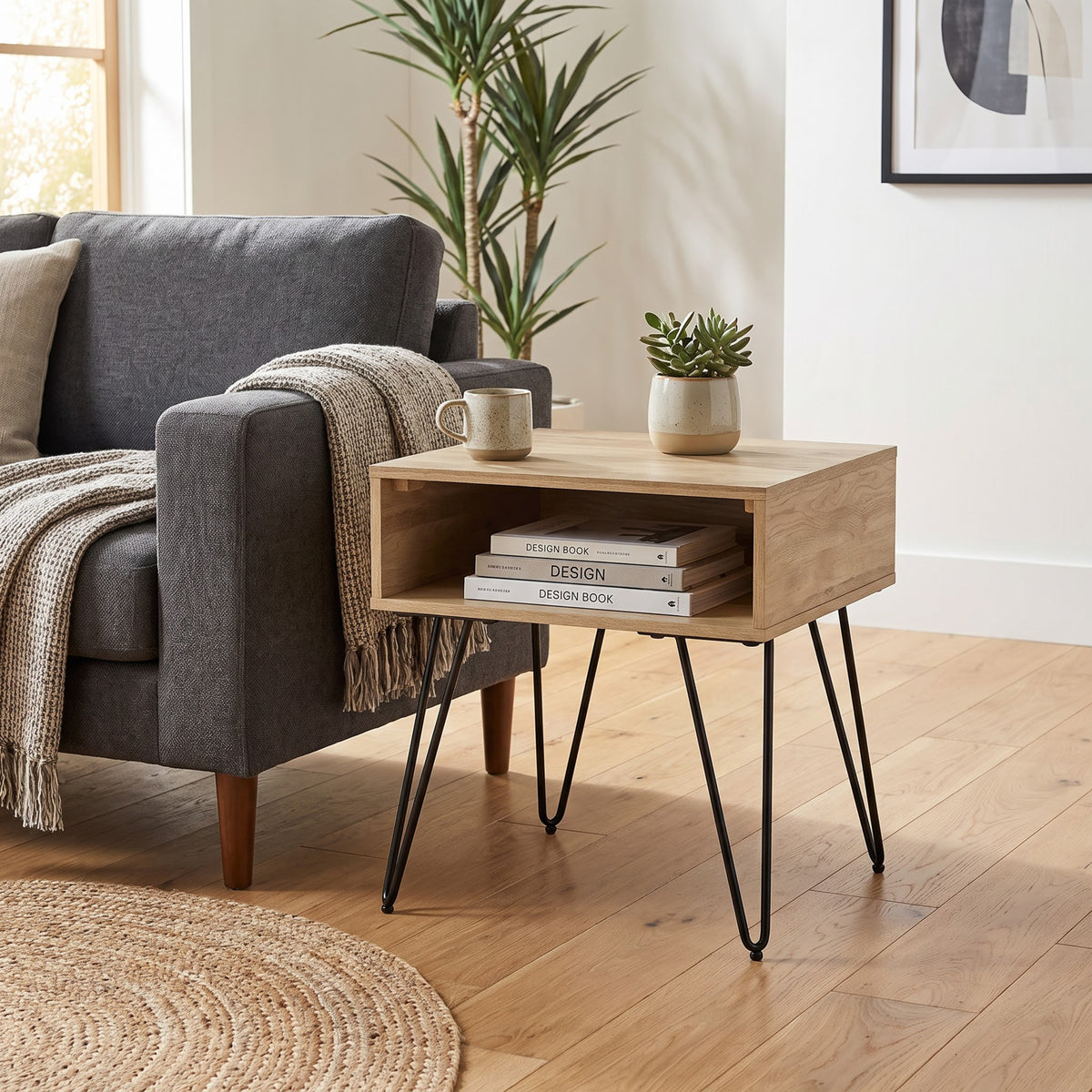 Refined Natural Mango | Hunter End Table in Mango