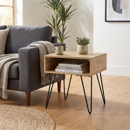 Refined Natural Mango | Hunter End Table in Mango