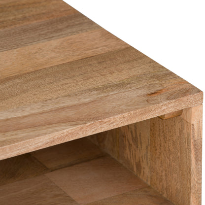 Refined Natural Mango | Hunter End Table in Mango