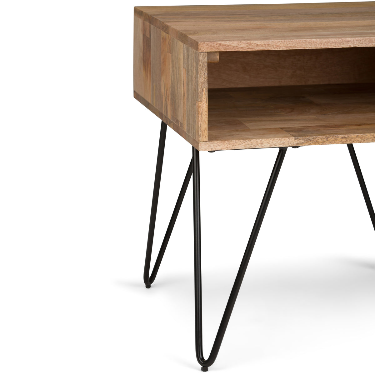 Refined Natural Mango | Hunter End Table in Mango