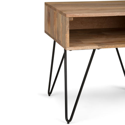Refined Natural Mango | Hunter End Table in Mango