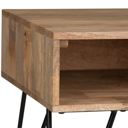 Refined Natural Mango | Hunter End Table in Mango