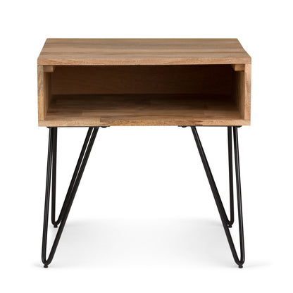 Refined Natural Mango | Hunter End Table in Mango