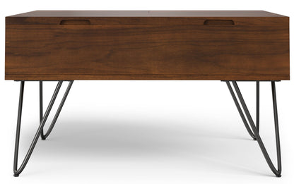 Walnut Walnut | Hunter Lift Top Square Coffee Table