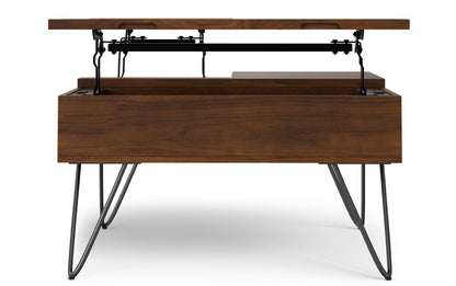 Walnut Walnut | Hunter Lift Top Square Coffee Table