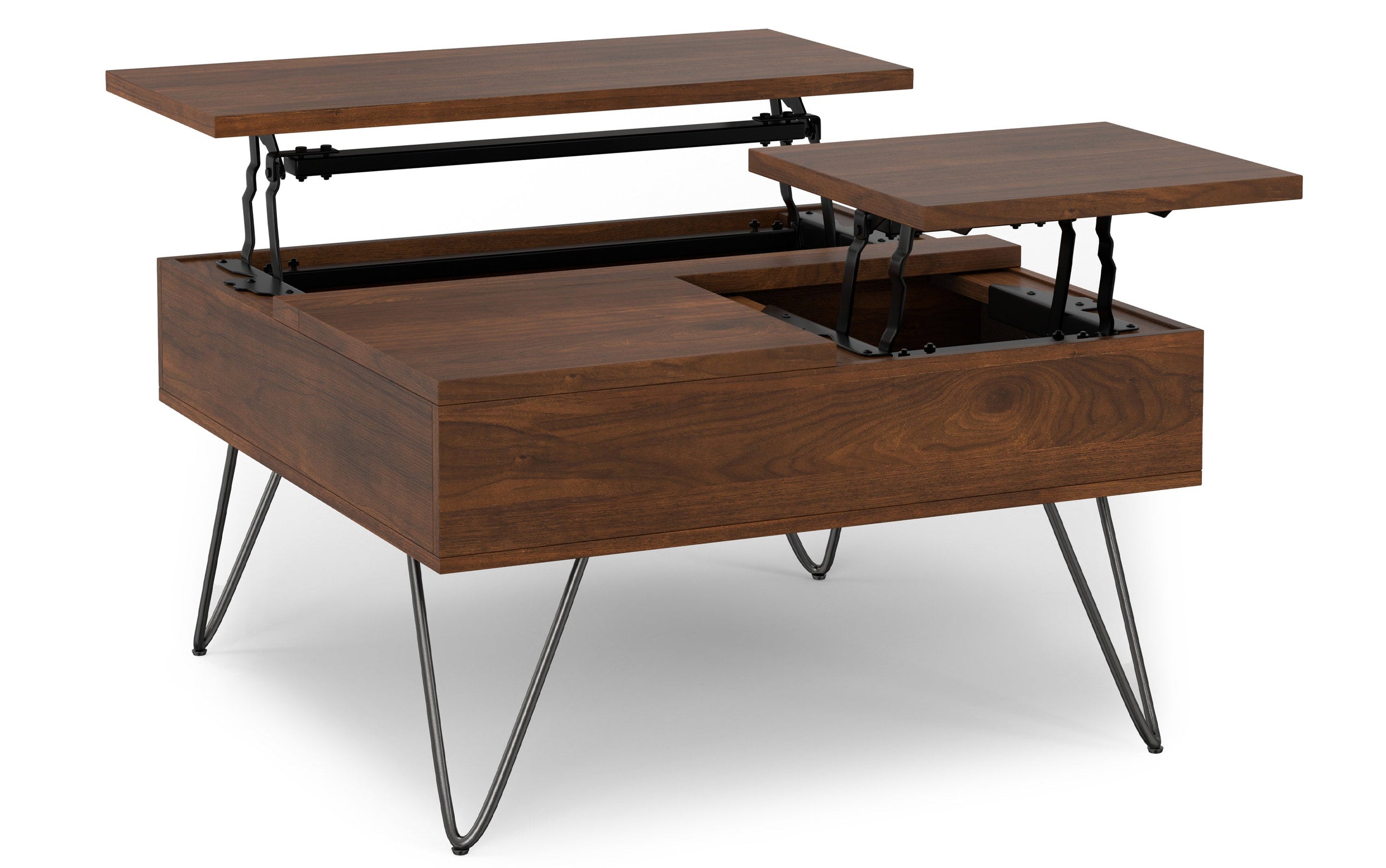 Walnut Walnut | Hunter Lift Top Square Coffee Table