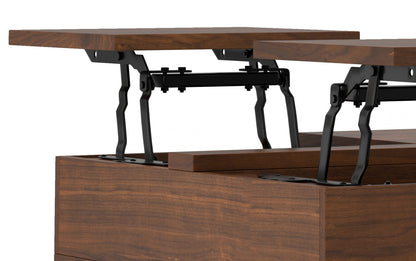 Walnut Walnut | Hunter Lift Top Square Coffee Table
