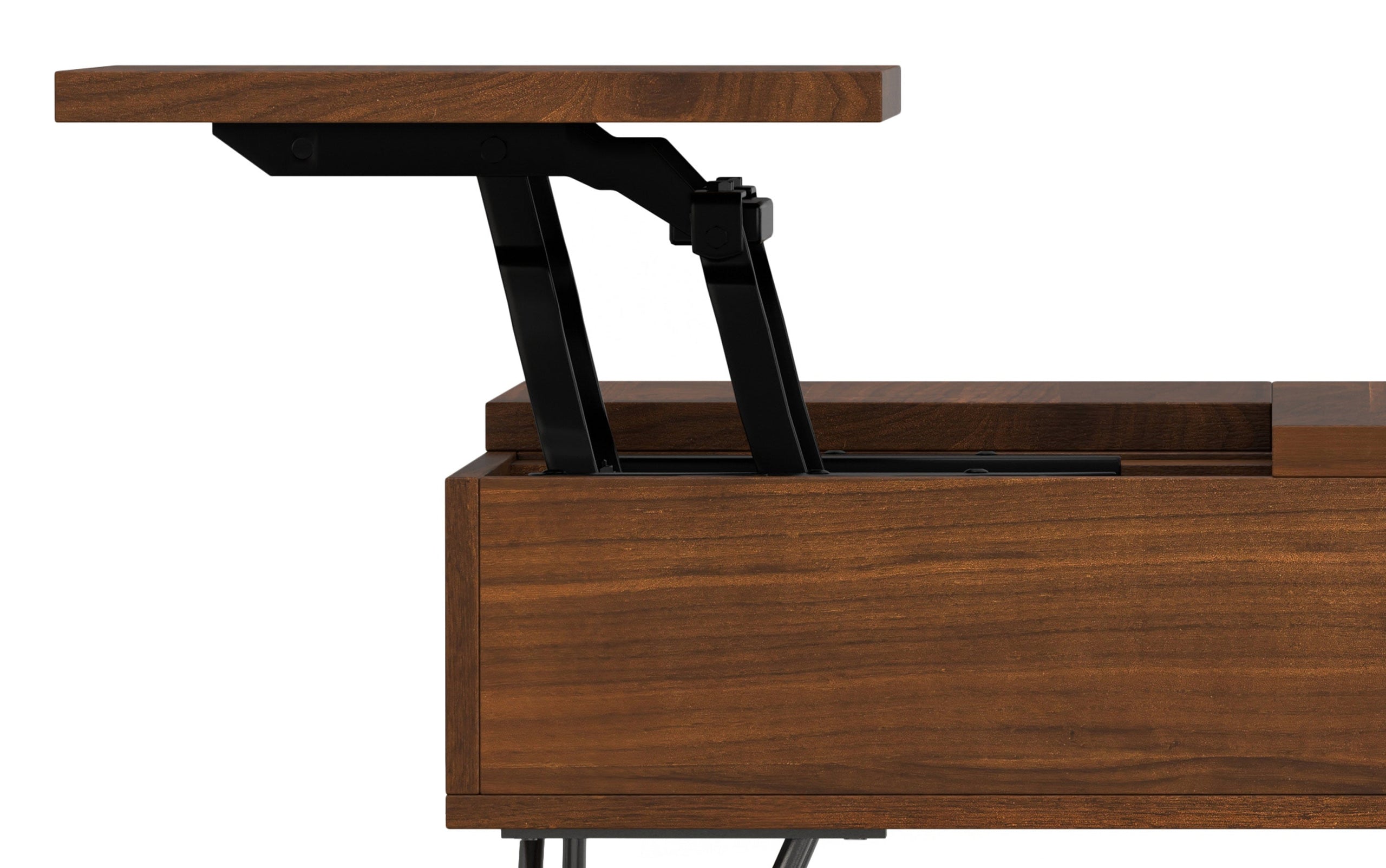 Walnut Walnut | Hunter Lift Top Square Coffee Table