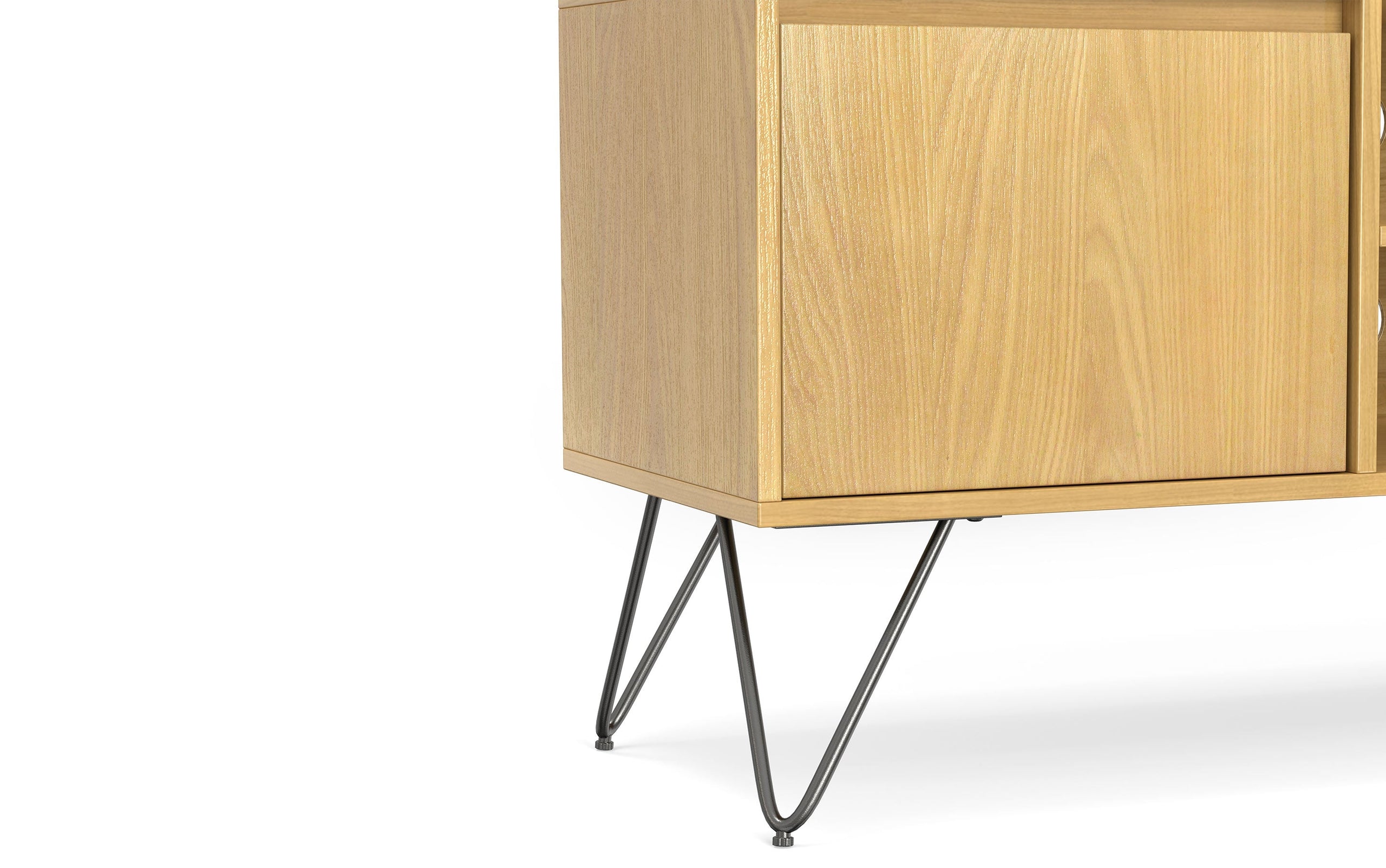 Oak Oak | Hunter 60 x 18 inch TV Media Stand in Natural Mango Wood for TVs up to 66 inches