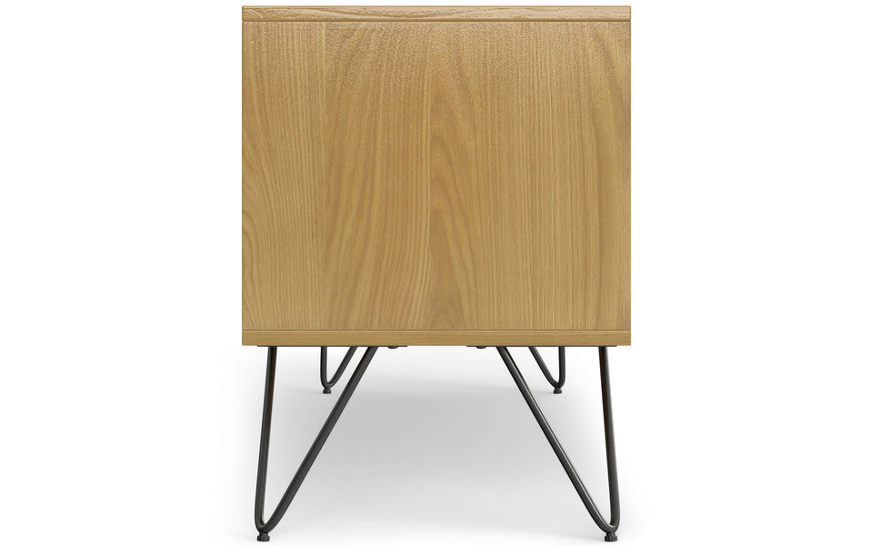 Oak Oak | Hunter 60 x 18 inch TV Media Stand in Natural Mango Wood for TVs up to 66 inches