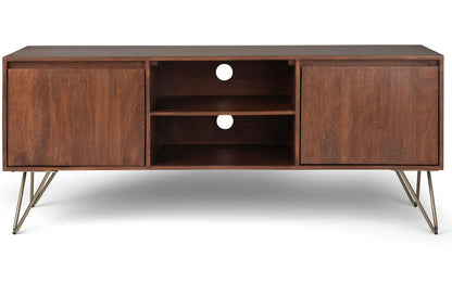 Umber Brown Mango | Hunter TV Media Stand in Mango