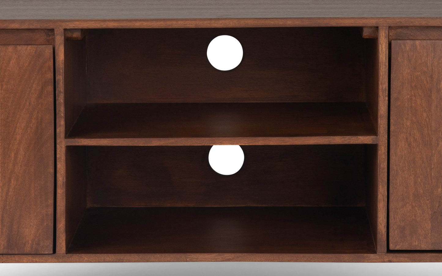 Umber Brown Mango | Hunter TV Media Stand in Mango