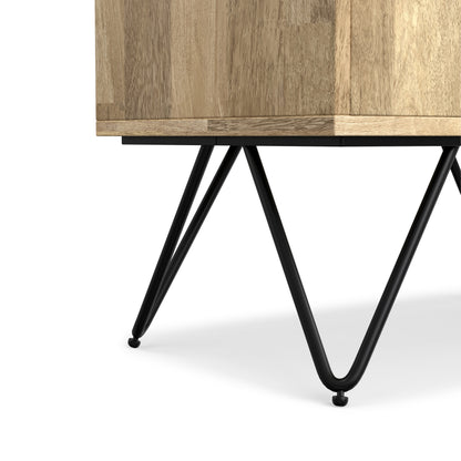 Refined Natural Mango | Hunter Tall Bookcase in Mango