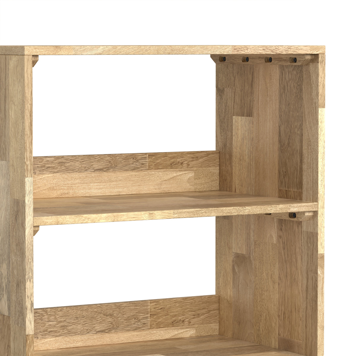 Refined Natural Mango | Hunter Tall Bookcase in Mango