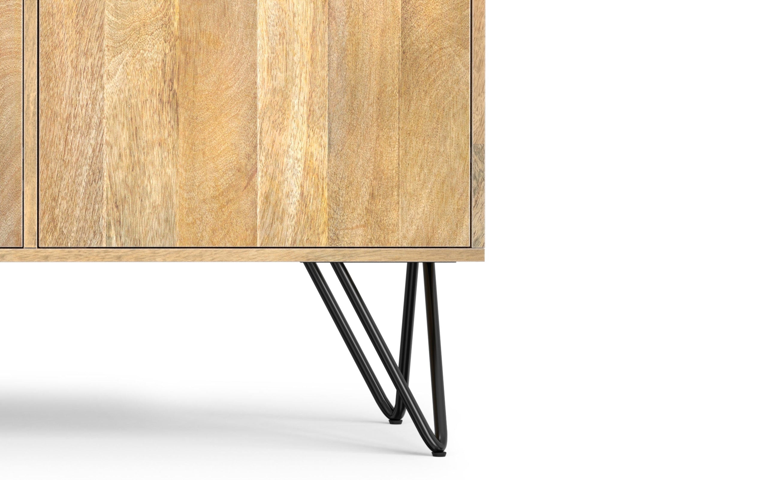 Natural Solid Wood - Mango | Hunter 3 Door Sideboard Buffet