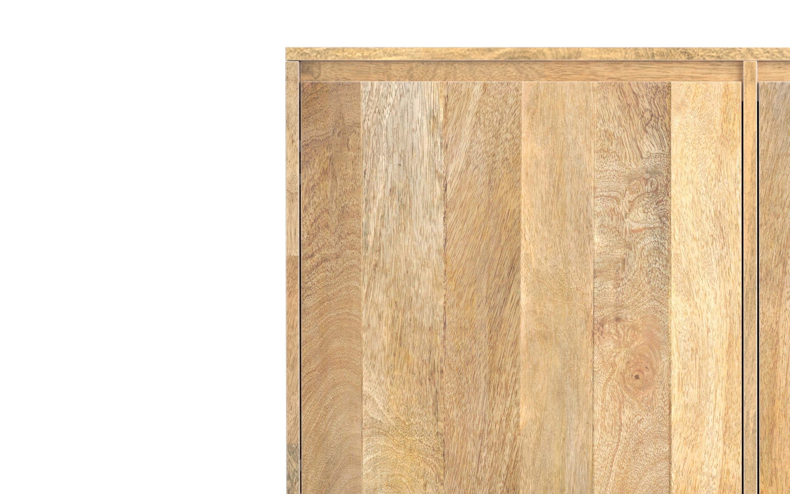Natural Solid Wood - Mango | Hunter 3 Door Sideboard Buffet