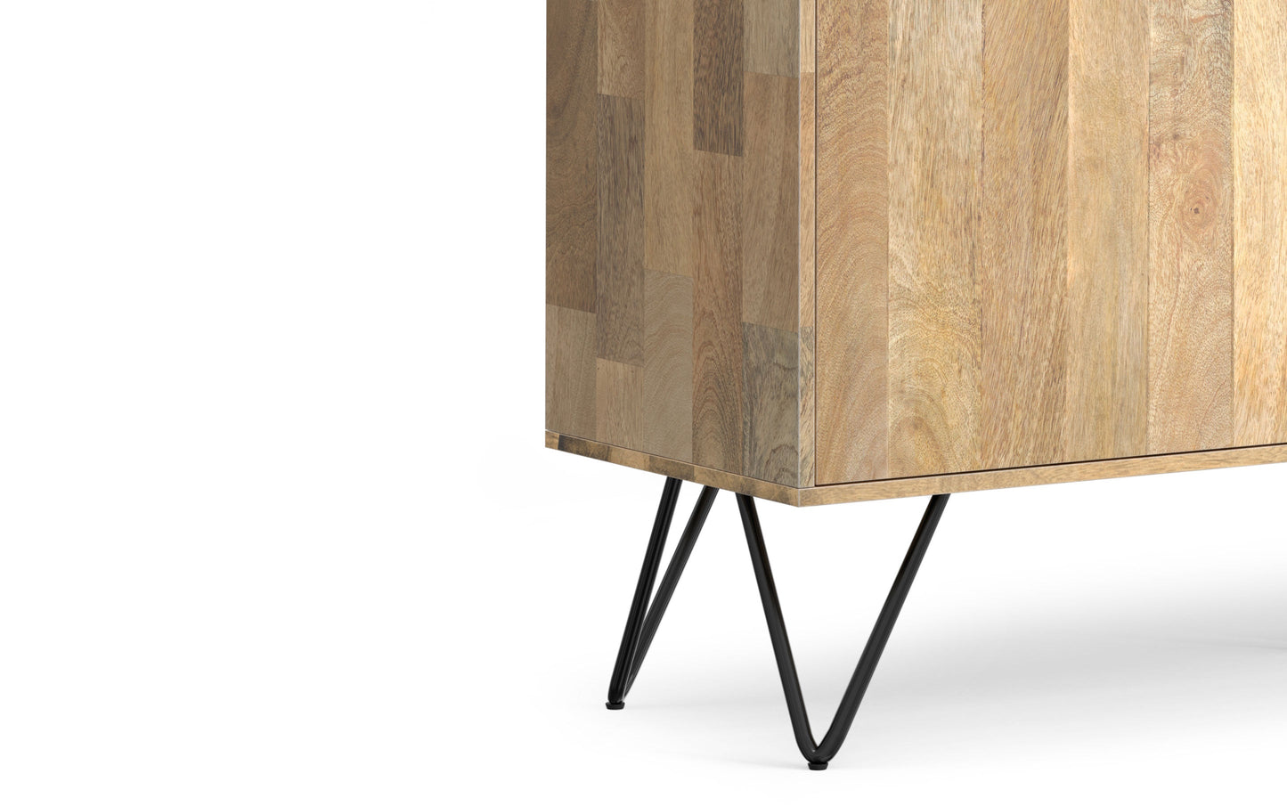 Natural Solid Wood - Mango | Hunter 3 Door Sideboard Buffet