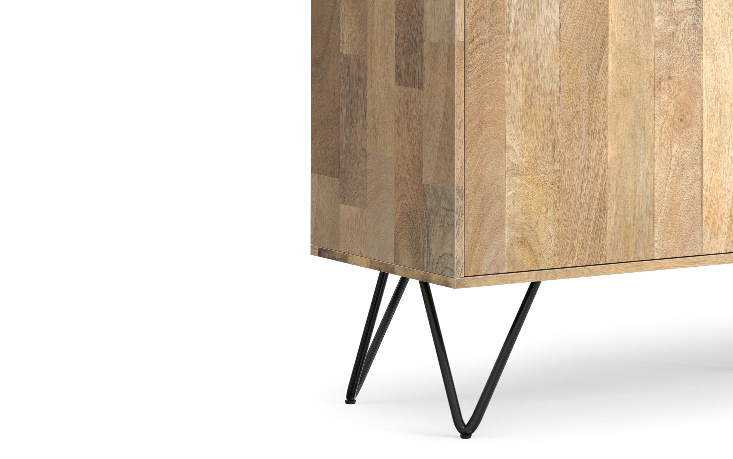 Natural Solid Wood - Mango | Hunter 3 Door Sideboard Buffet
