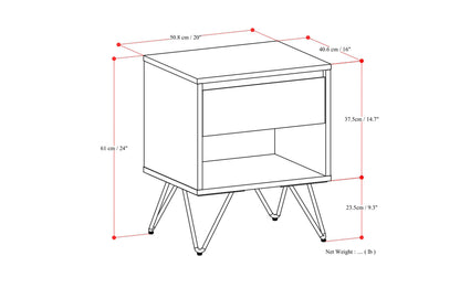 Hunter Nightstand in Walnut