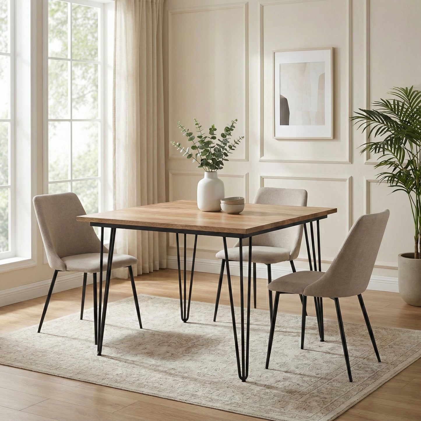 Square 42 inch | Hunter 42 inch Square Dining Table in Mango