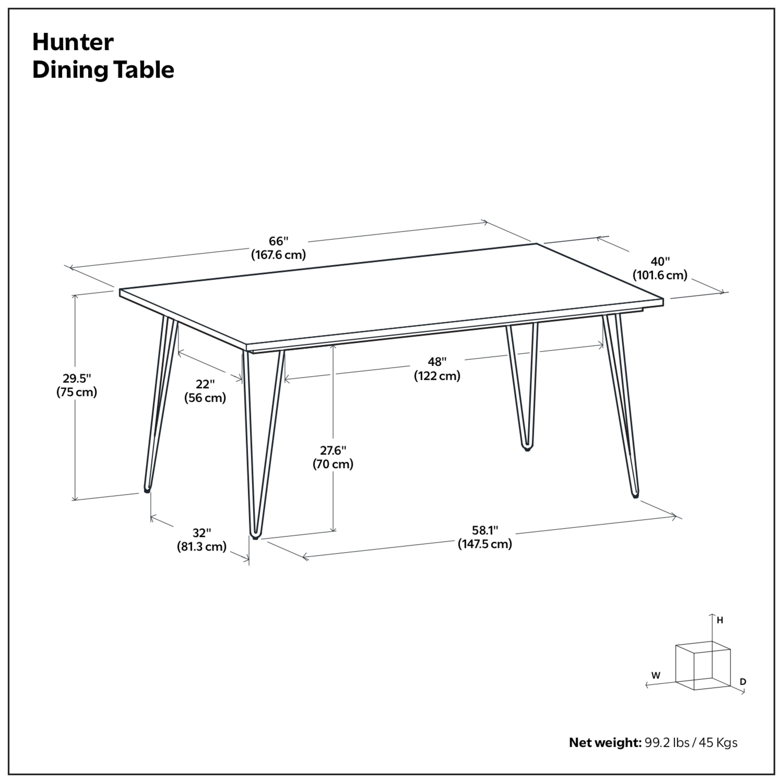 Oak Oak | Hunter Dining Table in Oak