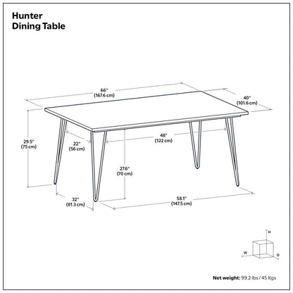 Oak Oak | Hunter Dining Table in Oak
