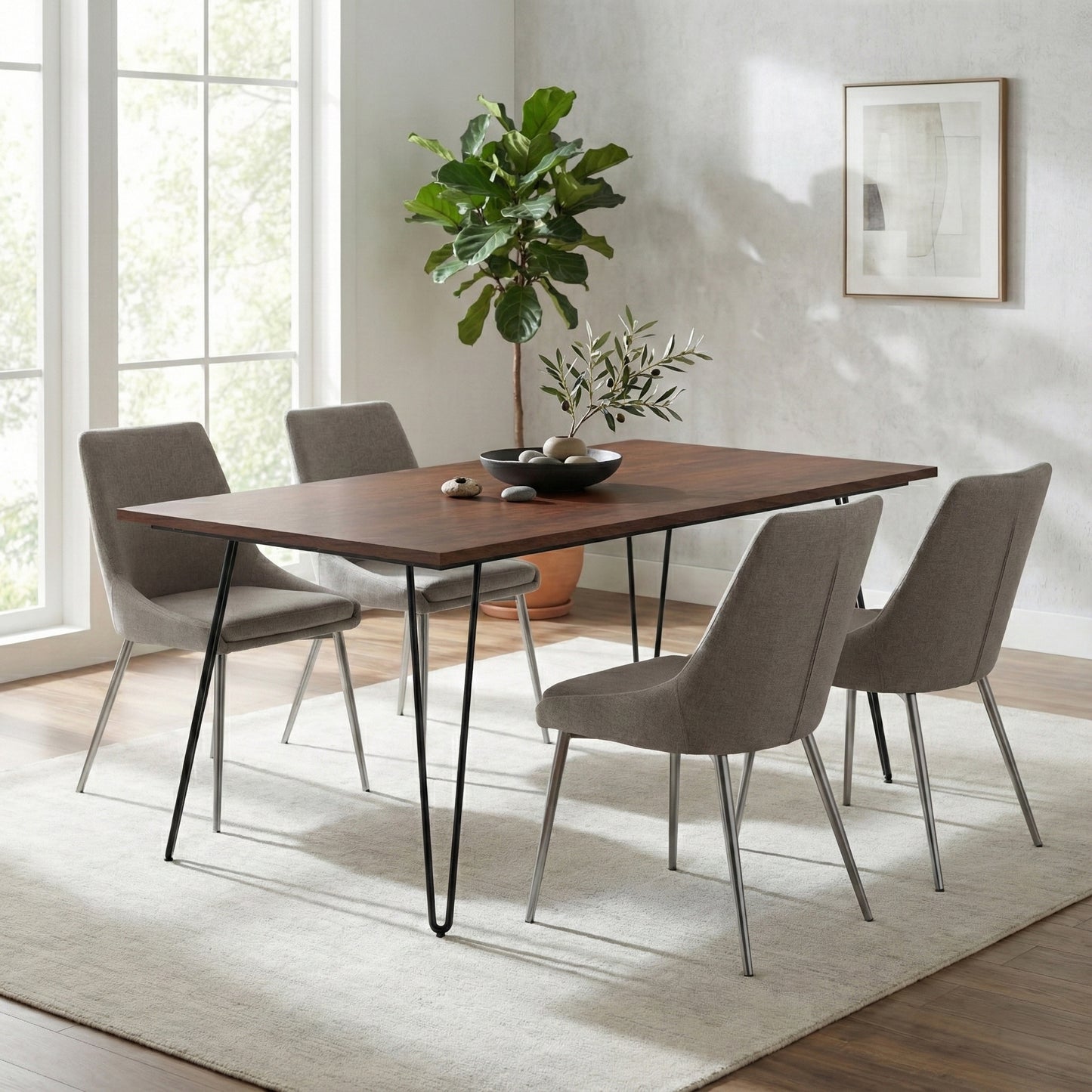 Umber Brown Mango | Hunter Dining Table in Umber Brown
