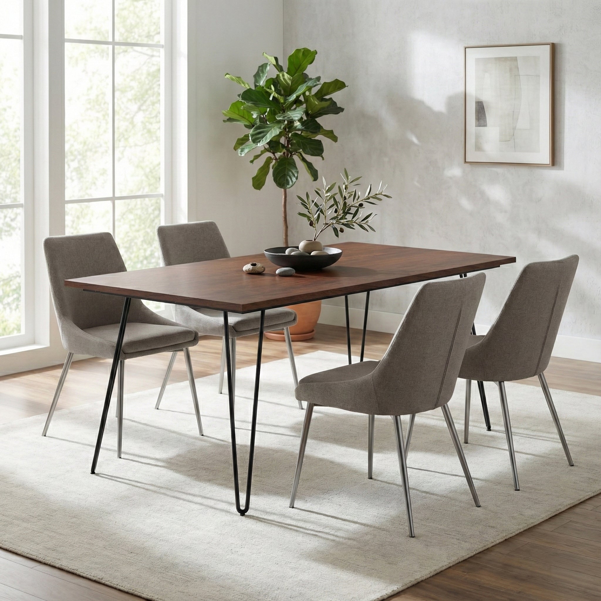Umber Brown Mango | Hunter Dining Table in Umber Brown