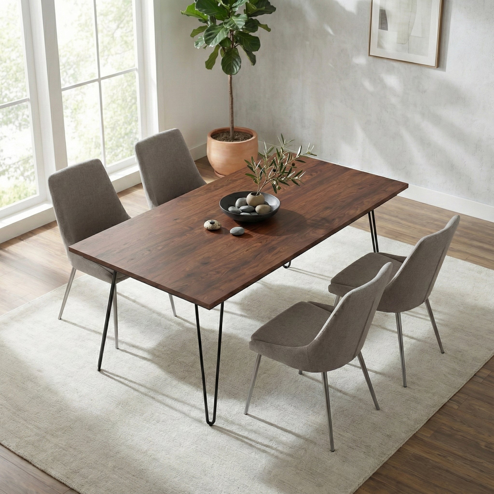 Umber Brown Mango | Hunter Dining Table in Umber Brown