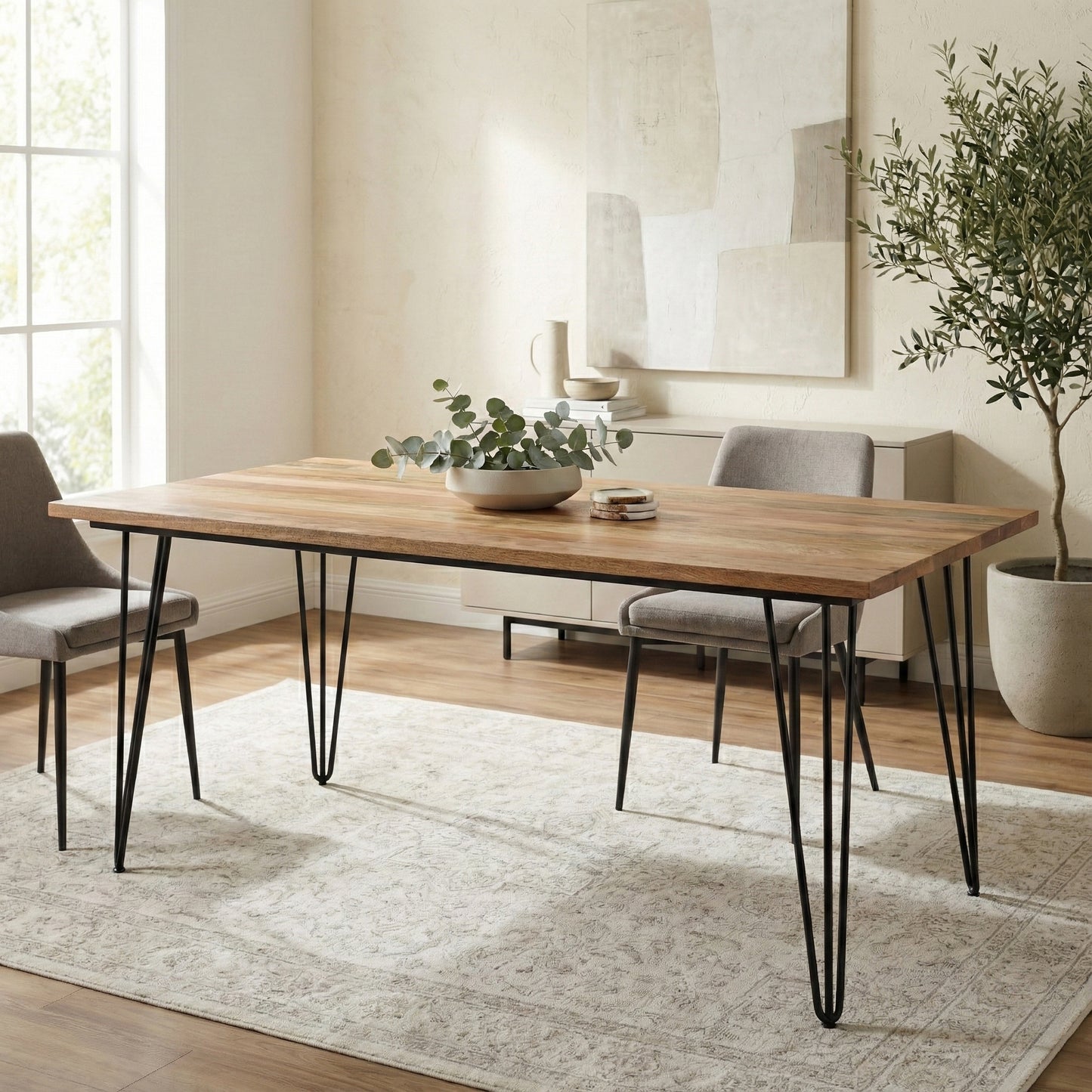 Refined Natural Mango | Hunter Dining Table