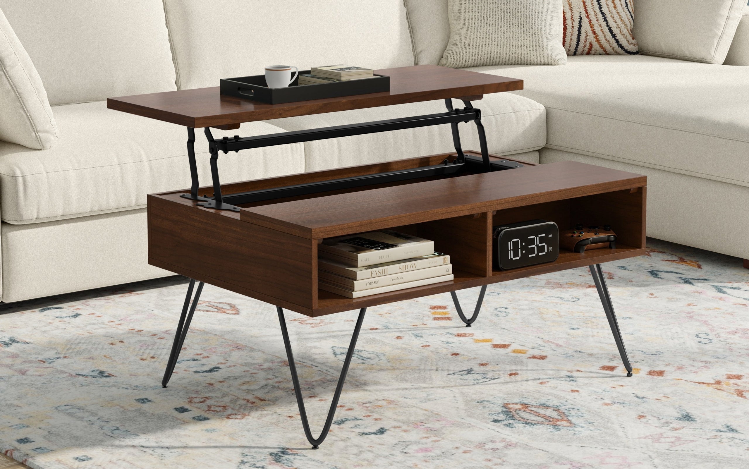 Walnut Black Walnut | Hunter Small Lift Top Coffee Table