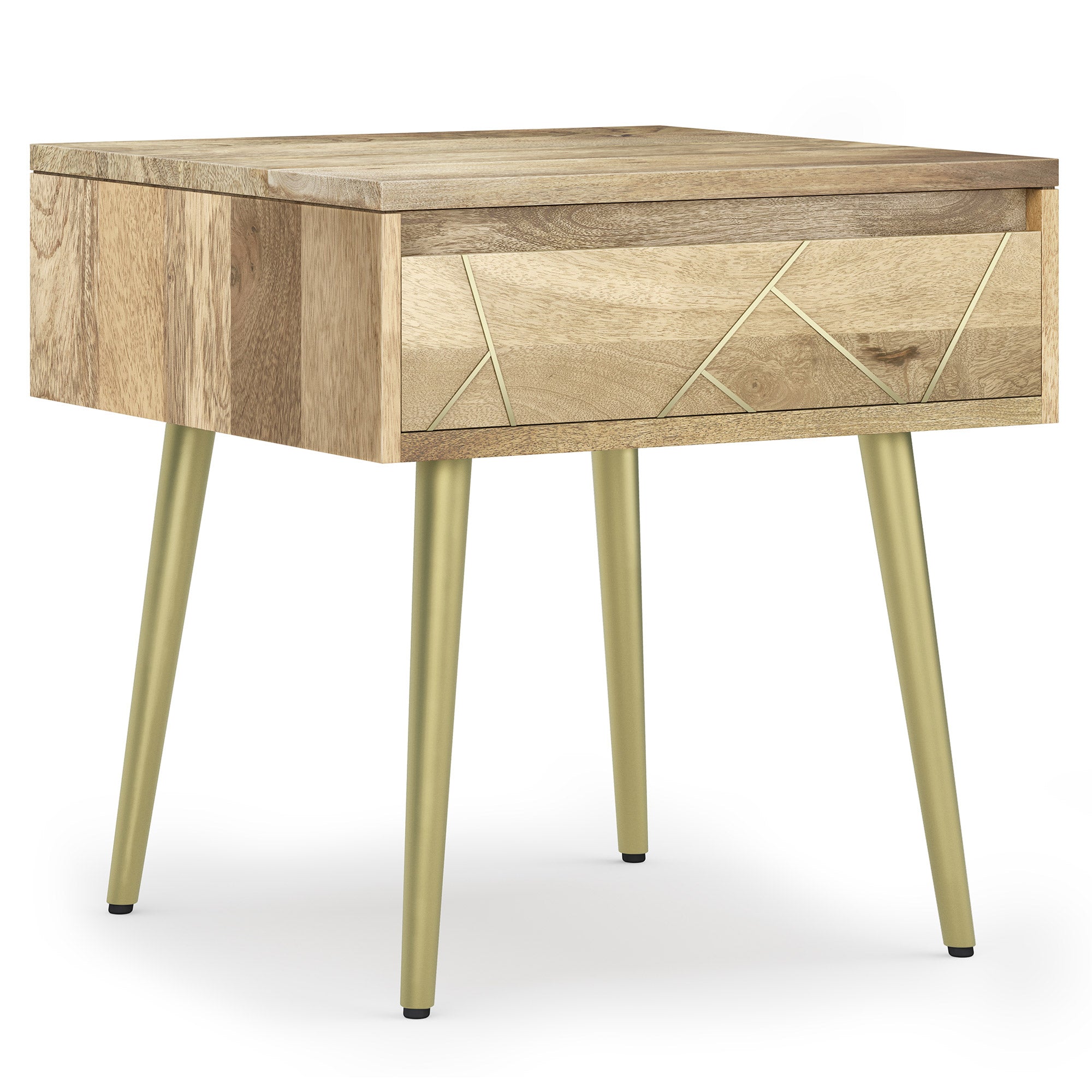 Solid Mango Side Table | Jager Side Table – Simpli Home
