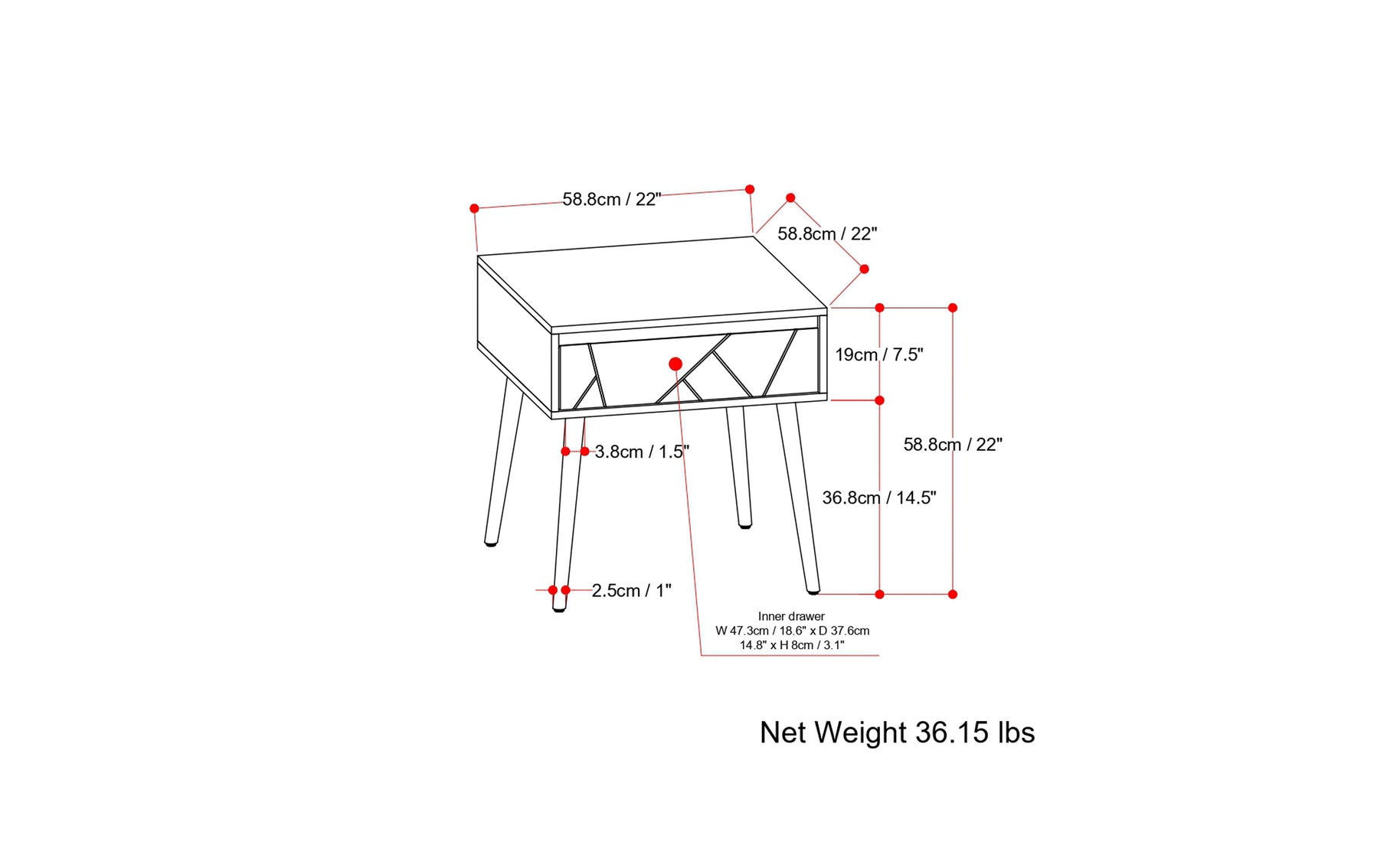 Jager Side Table