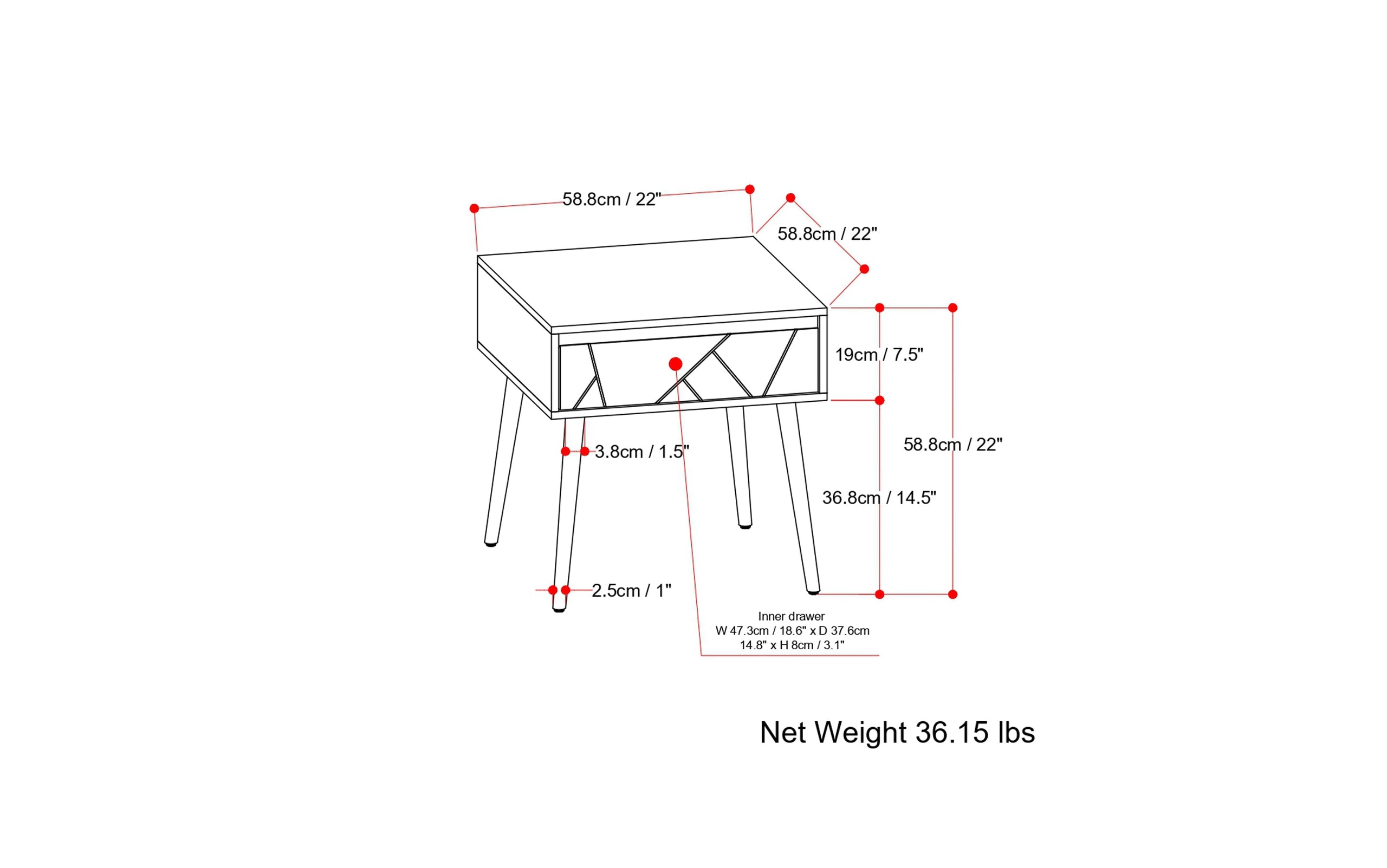 Jager Side Table