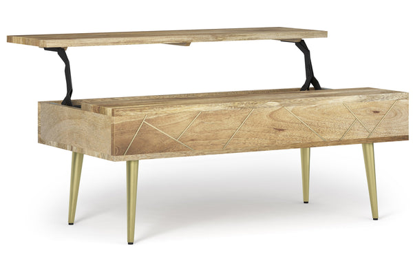 Mango Wood Lift Top Coffee Table | Jager Large Lift Top – Simpli Home