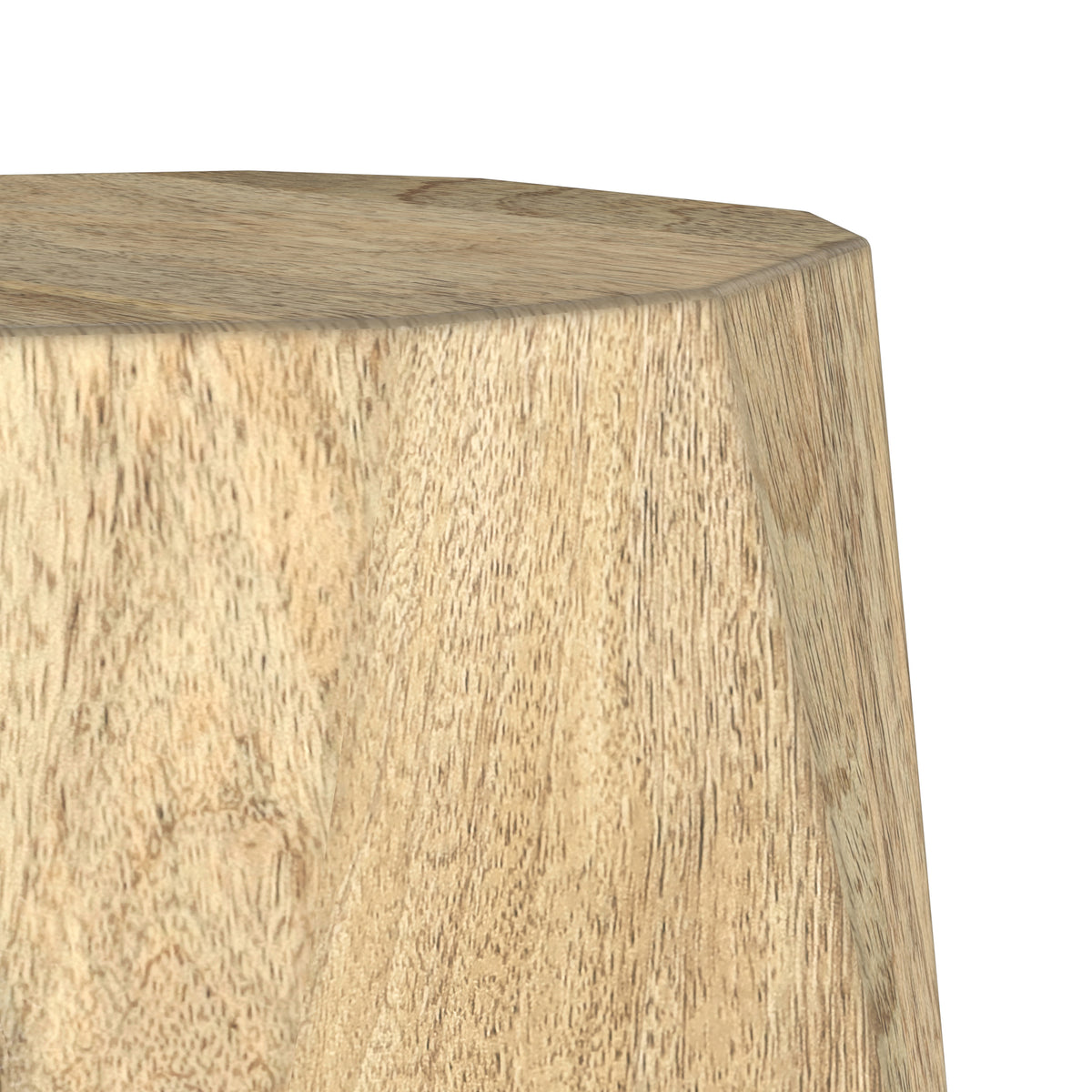Refined Natural | Judson 15 inch Round Geometric Accent Table