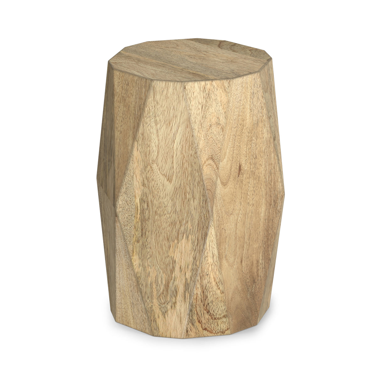 Refined Natural | Judson 15 inch Round Geometric Accent Table