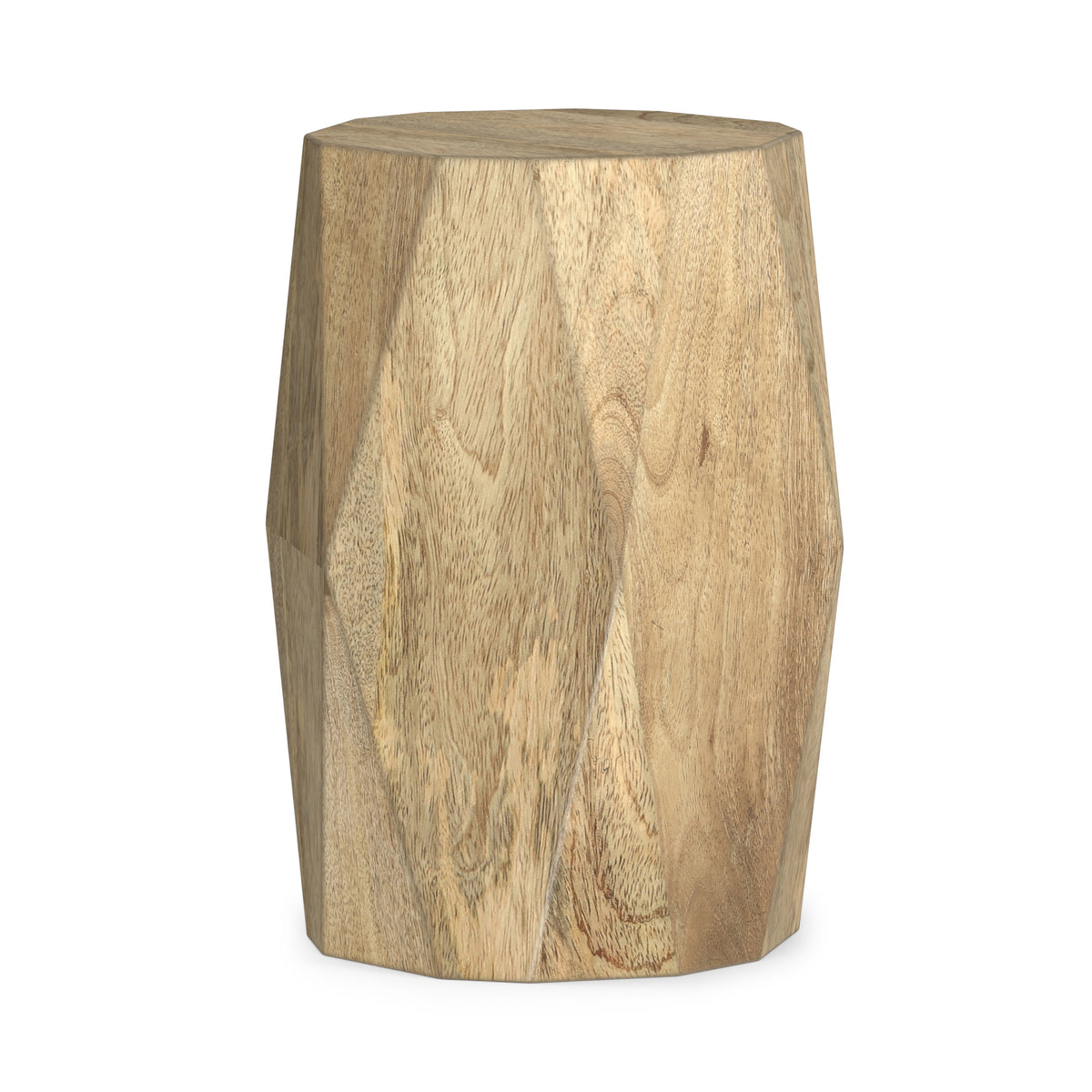 Refined Natural | Judson 15 inch Round Geometric Accent Table
