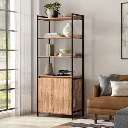 Kelsey Large Bookshelf with Cabinet