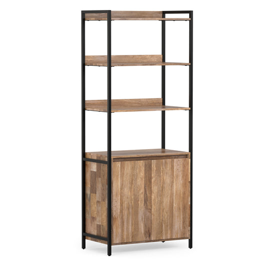 Kelsey Large Bookshelf with Cabinet