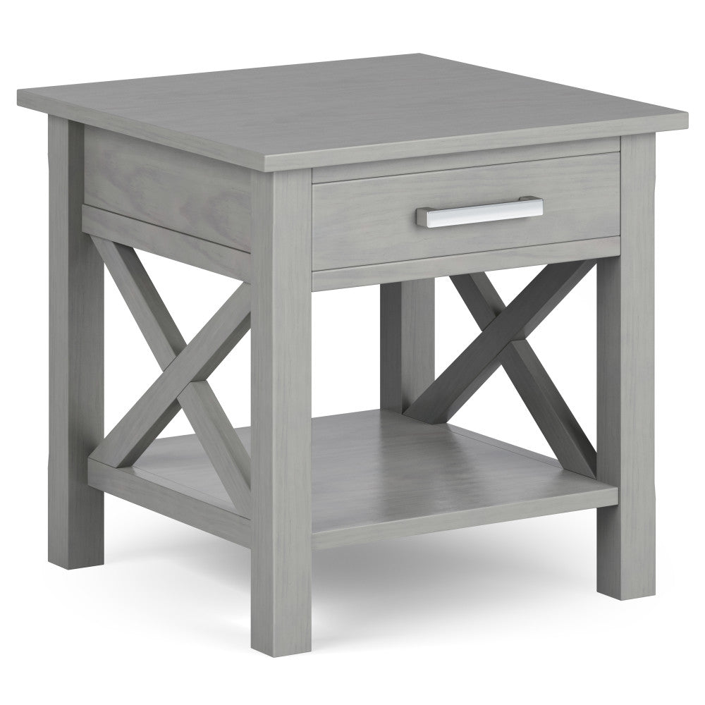 Fog Grey | Kitchener 20.5 inch End Side Table