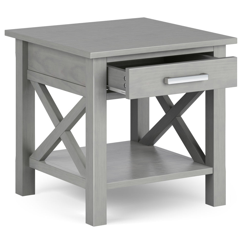 Fog Grey | Kitchener 20.5 inch End Side Table